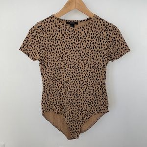Forever 21 Cheetah Bodysuit - Size M